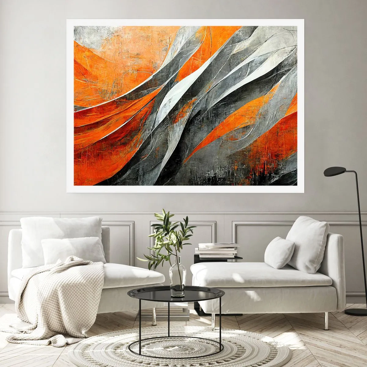 Poster - Hitze und Kälte - 50x40 cm