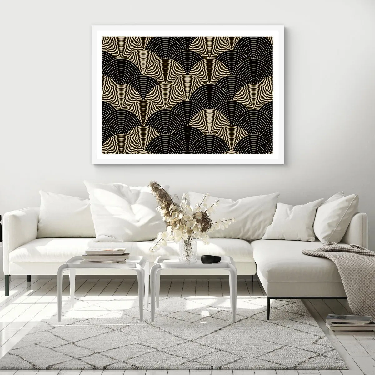 Poster in einem weißen Rahmen - Einheit in der Vielfalt - 70x50 cm