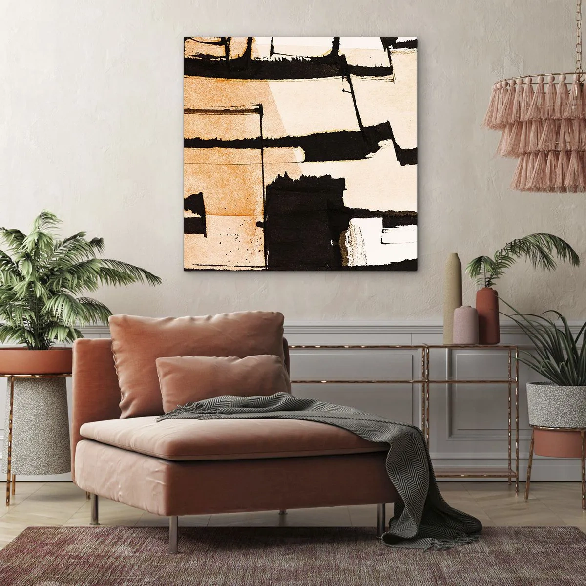 Bild auf Leinwand - Leinwandbild - Also doch Ordnung - 30x30 cm