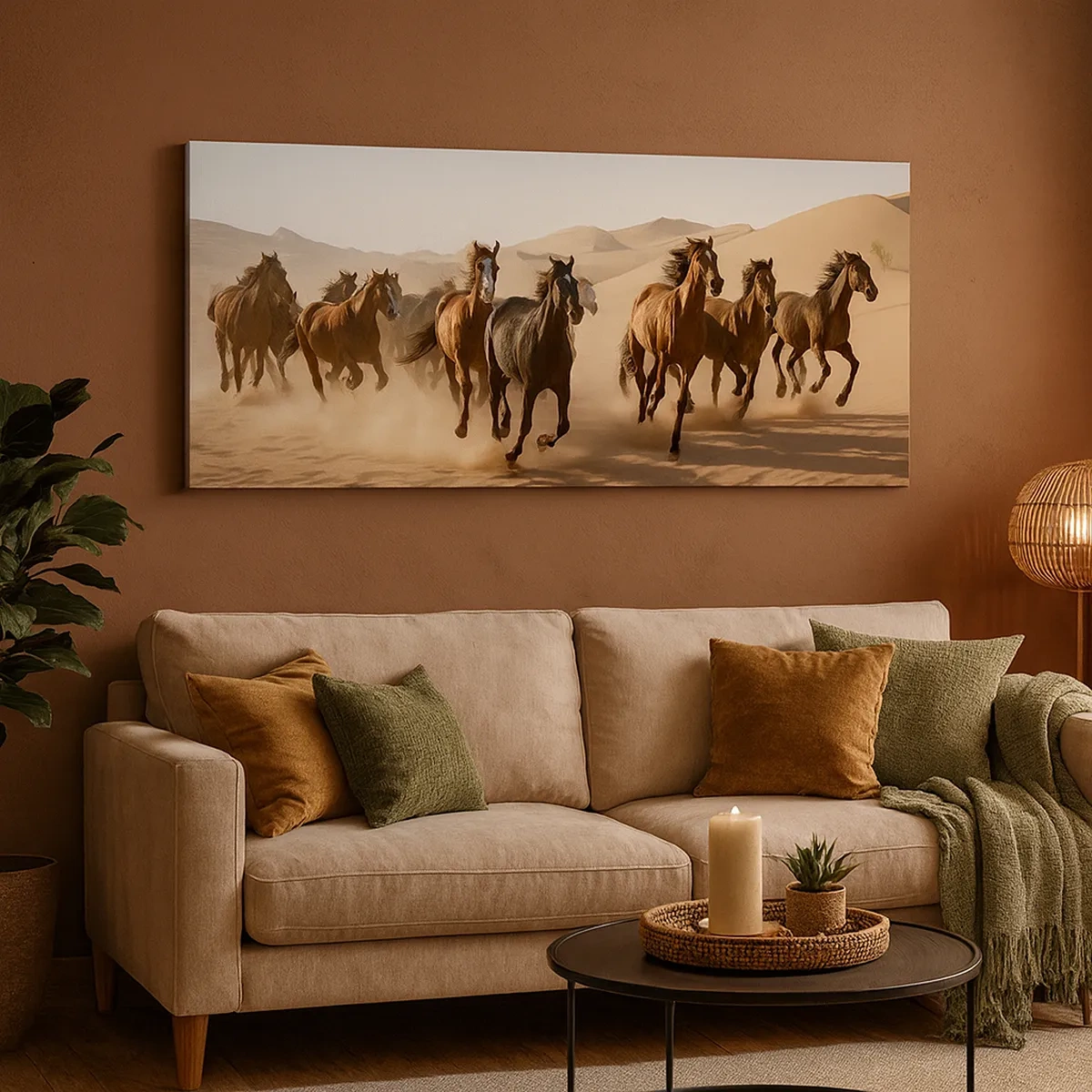 Bild auf Leinwand - Leinwandbild - Frei wie der Wind - 30x30 cm