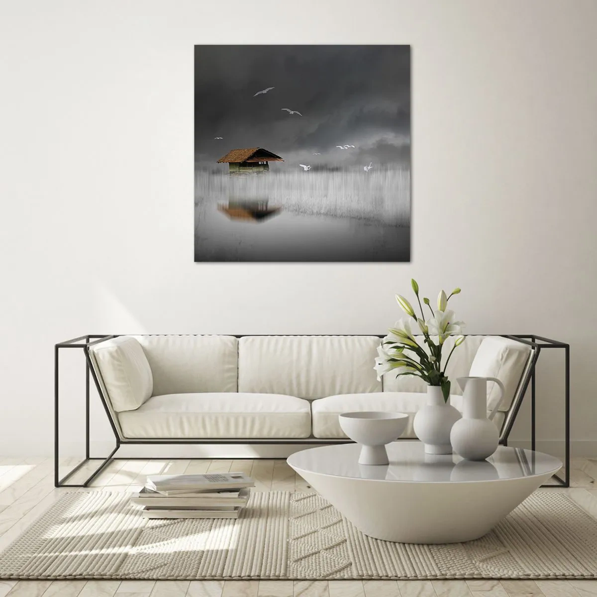 Glasbild - Bild auf glas - Schutz vor Regen - 50x50 cm