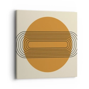 Bild auf Leinwand - Leinwandbild - Perfekter Plan - 40x40 cm