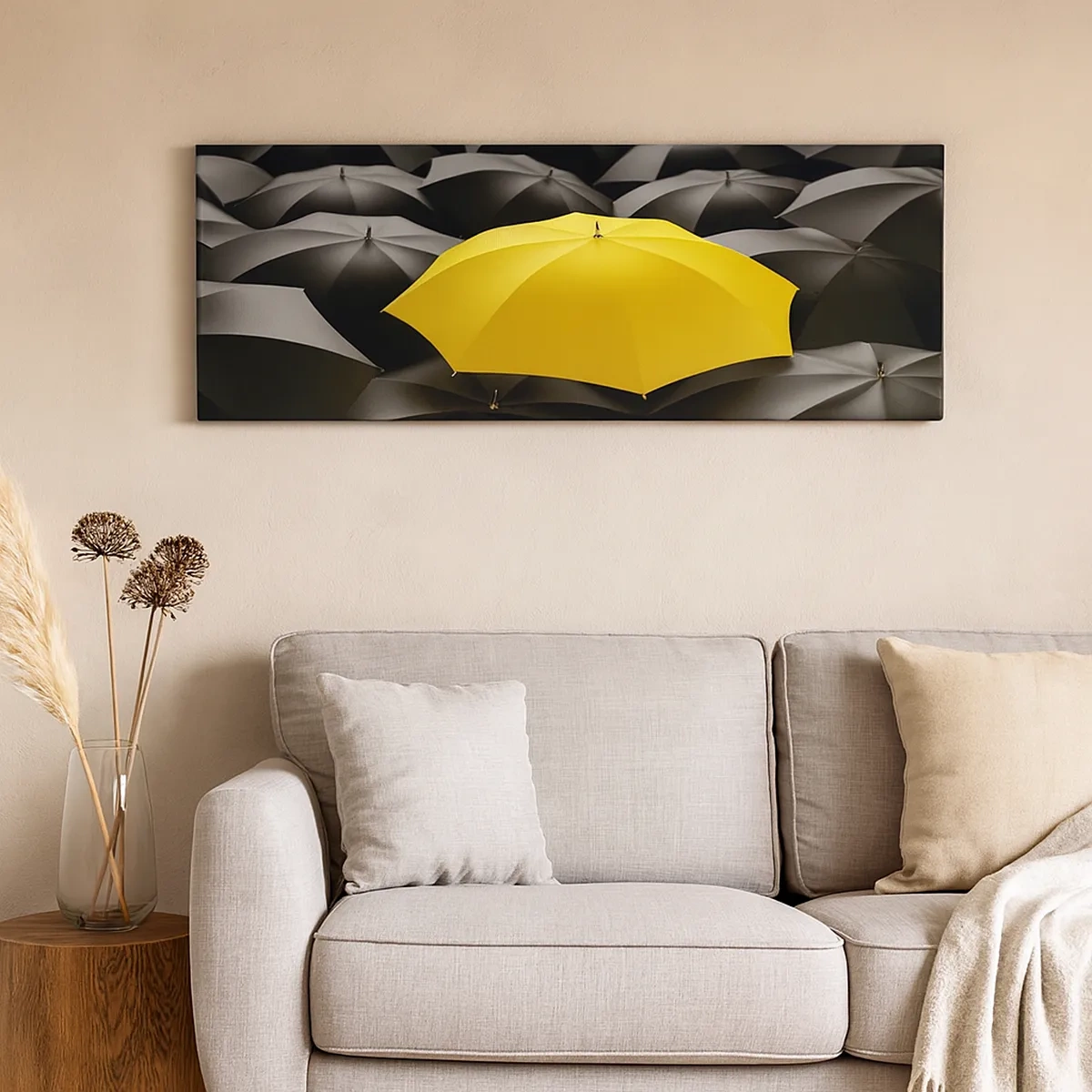 Bild auf Leinwand - Leinwandbild - Auf Wiedersehen Trauer - 30x30 cm