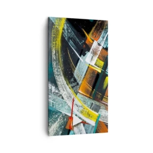 Bild auf Leinwand - Leinwandbild - Energie der Bewegung - 45x80 cm