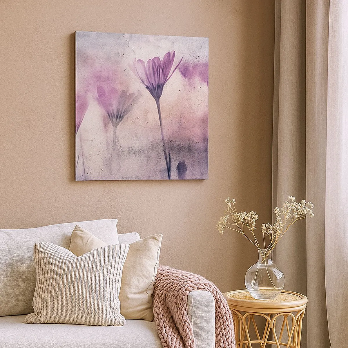 Bild auf Leinwand - Leinwandbild - Ein Blumentraum - 30x30 cm