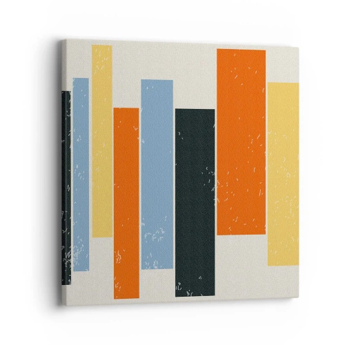 Bild auf Leinwand - Leinwandbild - Musiknotation - 40x40 cm