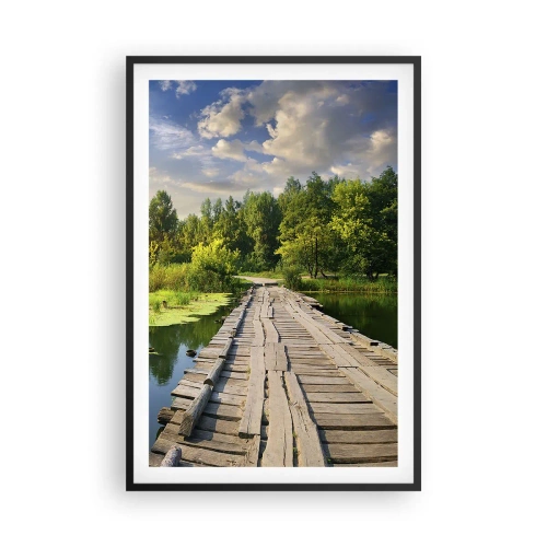 Poster in einem schwarzem Rahmen - Sommer, Sommer überall - 61x91 cm