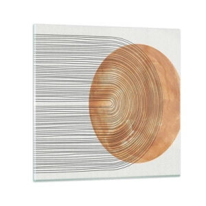 Glasbild - Bild auf glas - SonnenKomposition - 30x30 cm