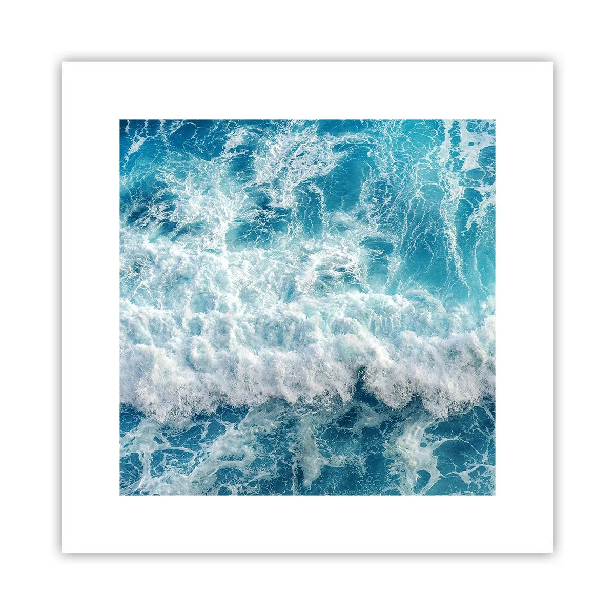 Poster - Freudig und springend - 30x30 cm