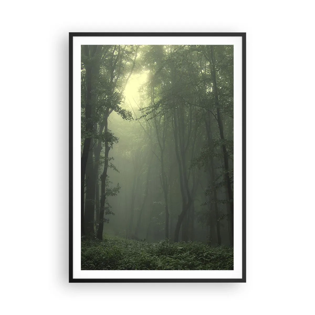 Poster in einem schwarzem Rahmen - Bevor er aufwacht - 70x100 cm