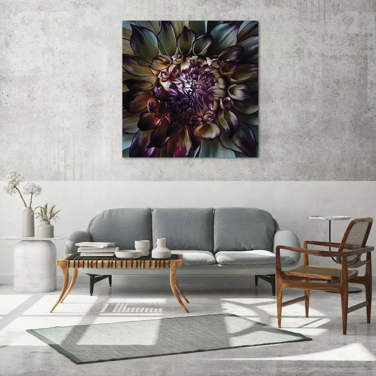 Glasbild - Bild auf glas - Die Blütezeit der Jugend - 30x30 cm