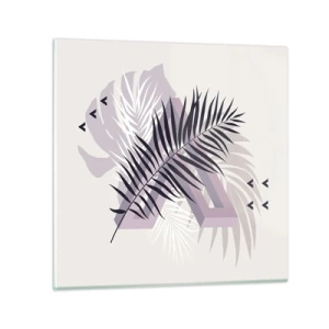 Glasbild - Bild auf glas - Der Schatten des Schattens - 60x60 cm