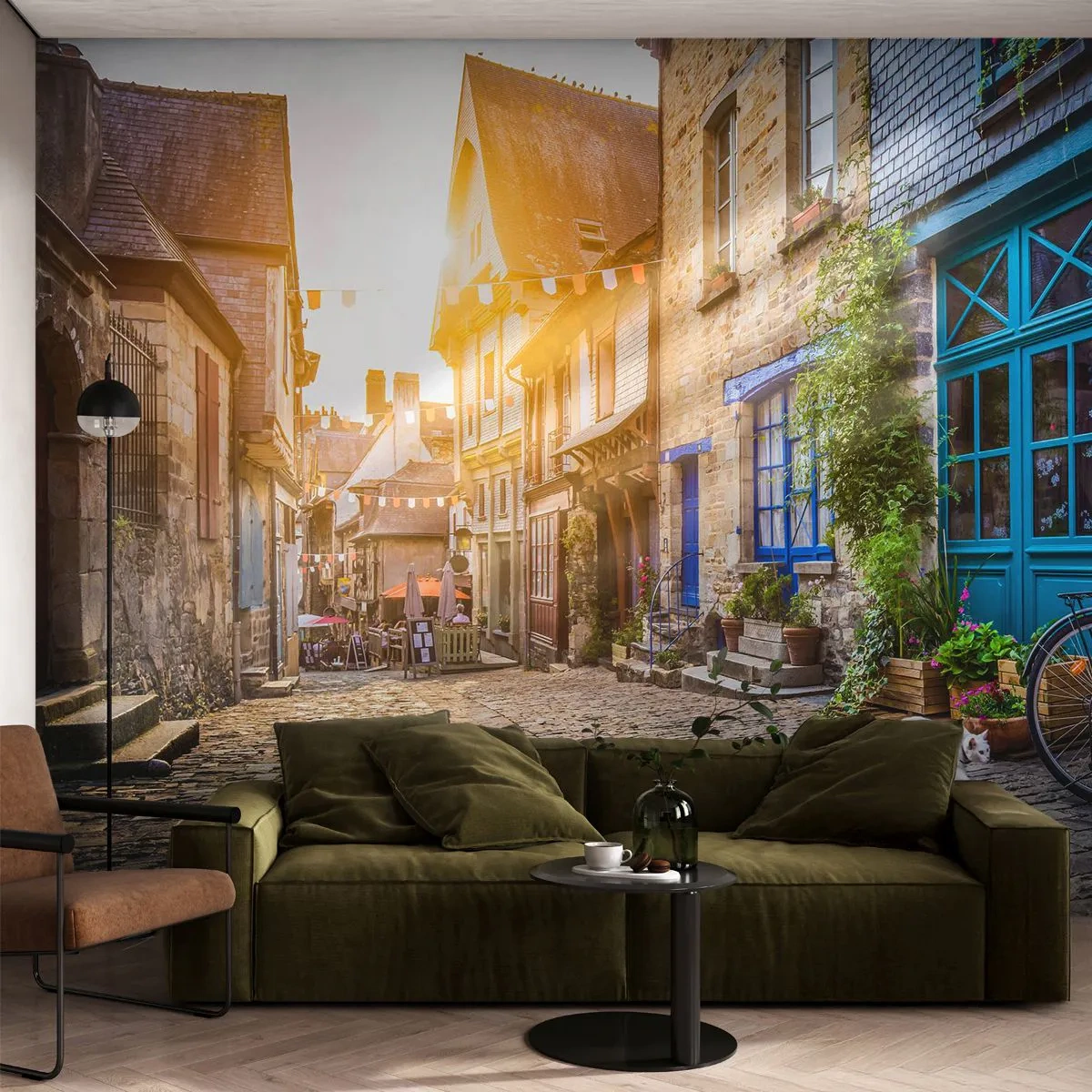 Fototapete Premium Canvas - Der weiße Geist der Stadt - Stadt, Frankreich, Die Architektur - 300x210 cm