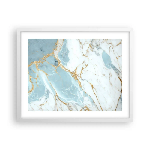 Poster in einem weißen Rahmen - Reichtum des Steins - 50x40 cm