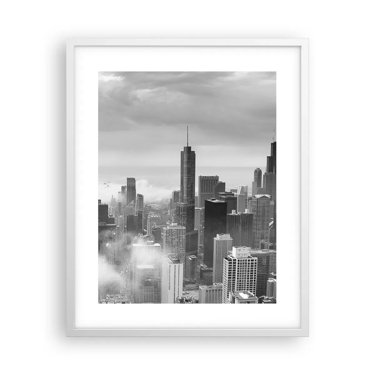 Poster in einem weißen Rahmen - Amerikanische Landschaft - 40x50 cm