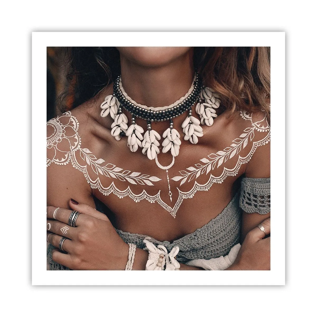 Poster - Talismane, Rituale der Weiblichkeit - 60x60 cm