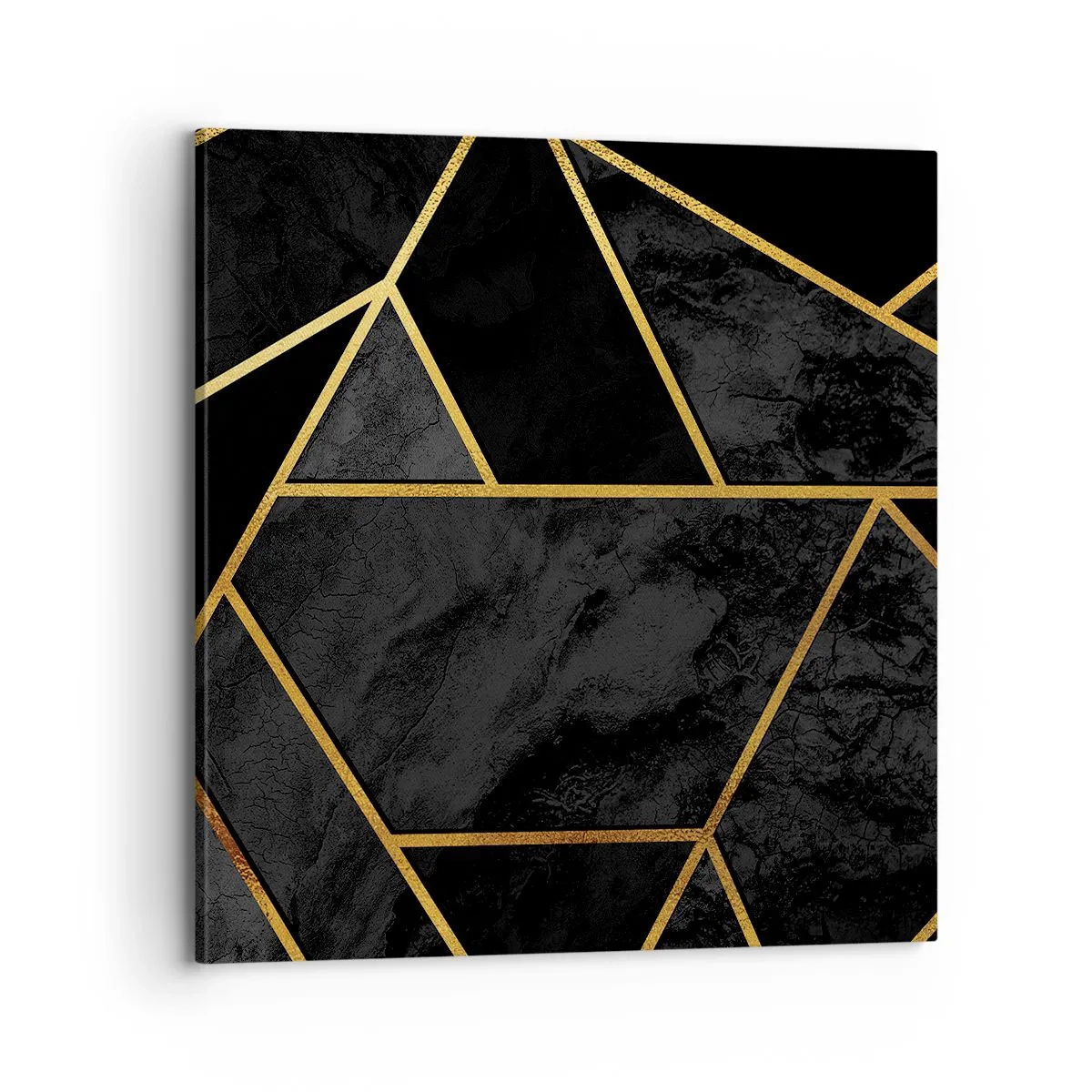 Bild auf Leinwand - Leinwandbild - Dunkelheit und Glanz - 70x70 cm