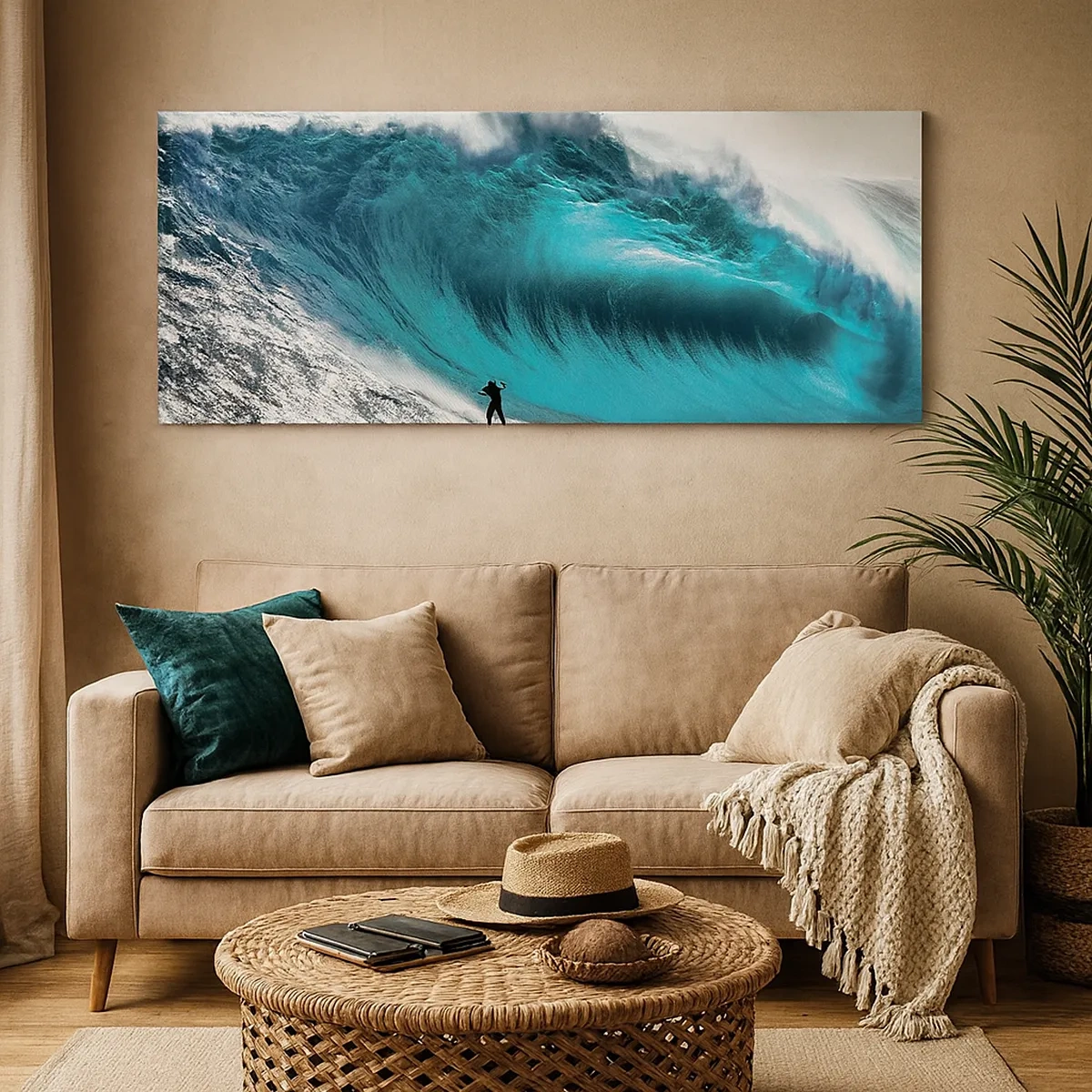 Bild auf Leinwand - Leinwandbild - Herausforderung angenommen - 30x30 cm