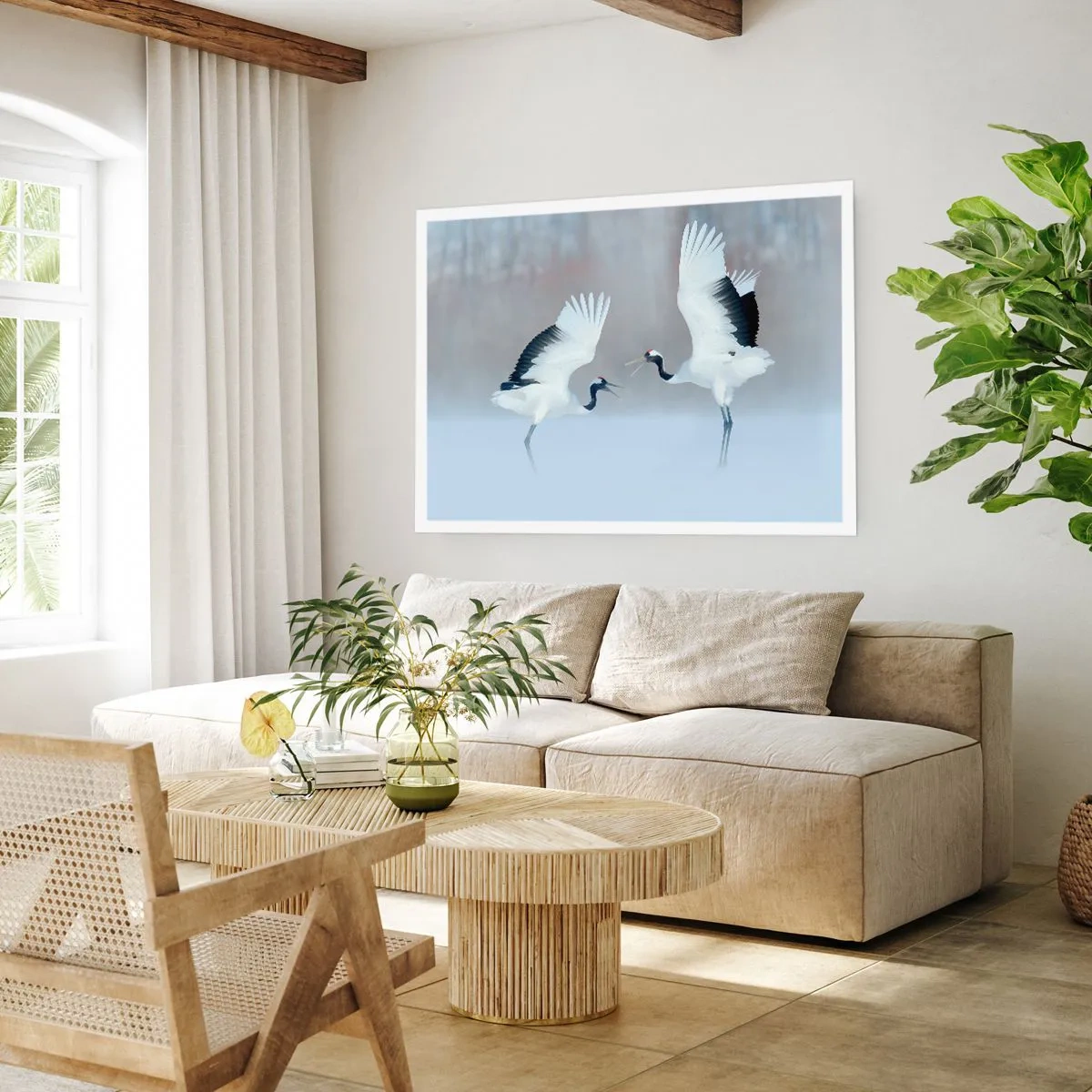 Poster - Tanz im Nebel - 91x61 cm