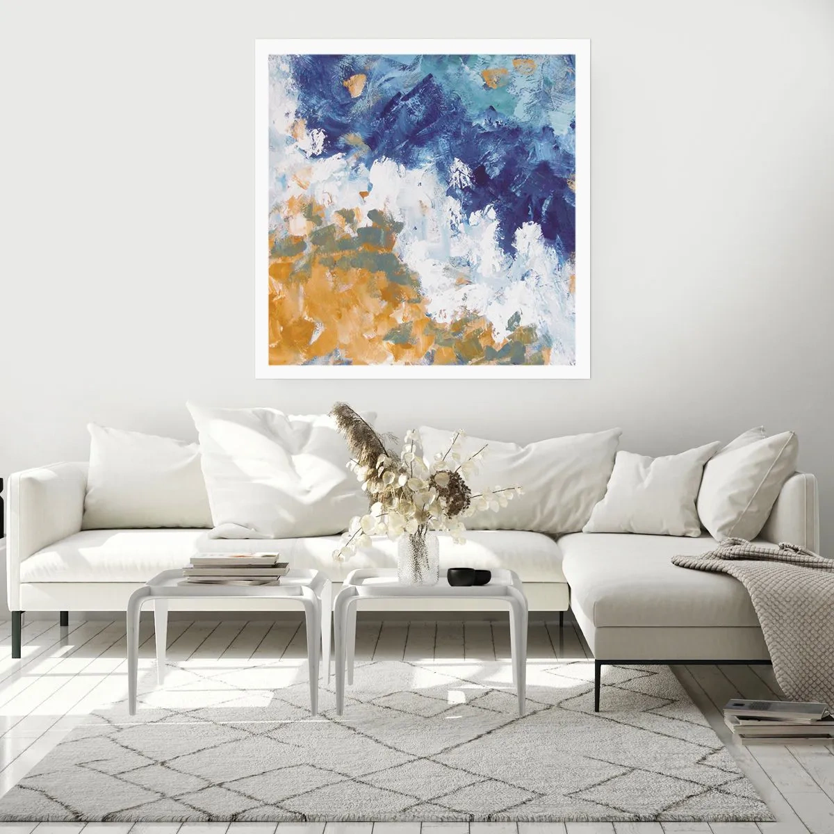 Poster - Tanz der Naturelemente - 40x40 cm