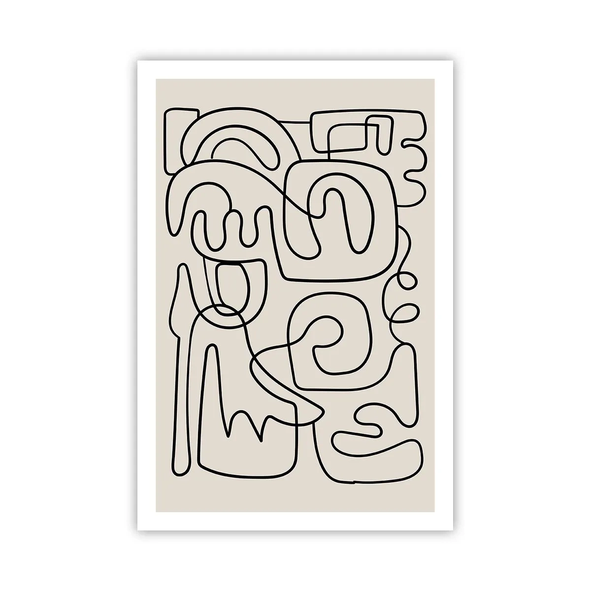 Poster - Folge der Spur - 61x91 cm