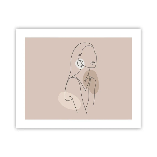 Poster - Mädchenhafte Ikone - 50x40 cm
