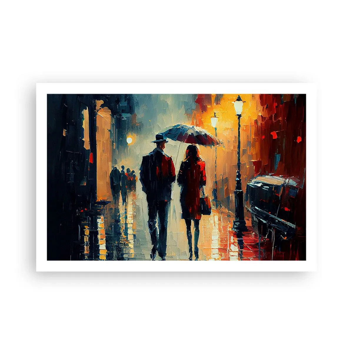 Poster - Urbane Liebesgeschichte - 91x61 cm
