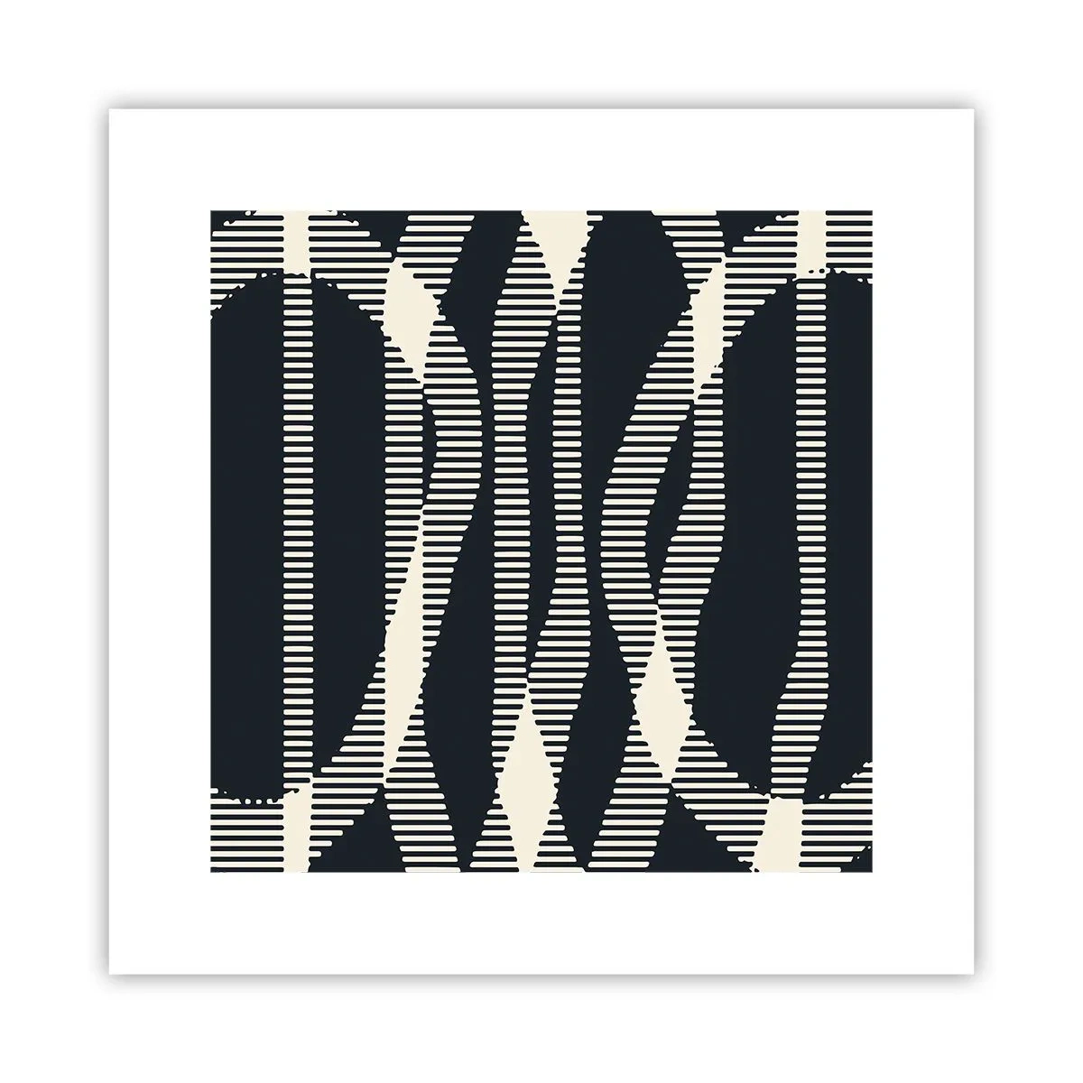 Poster - Ein Versuch, die Dunkelheit zu durchbrechen - 30x30 cm