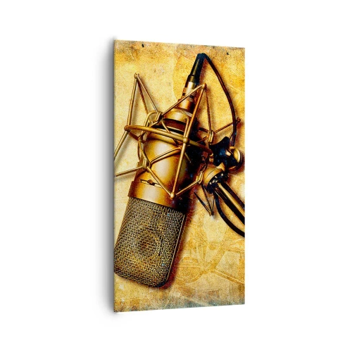 Bild auf Leinwand - Leinwandbild - Die goldenen Jahre des Radios - 65x120 cm