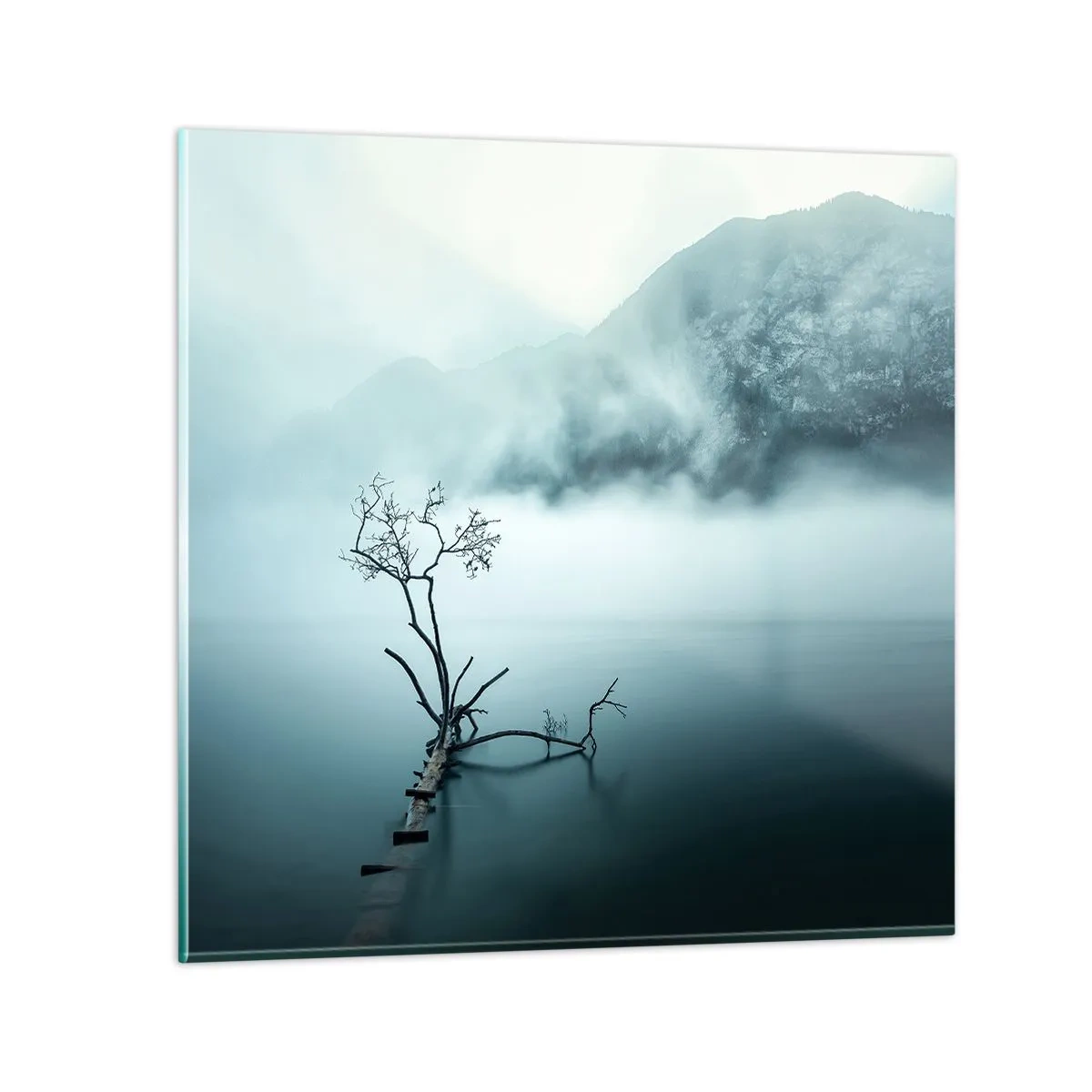 Glasbild - Bild auf glas - Aus Wasser und Nebel - 50x50 cm
