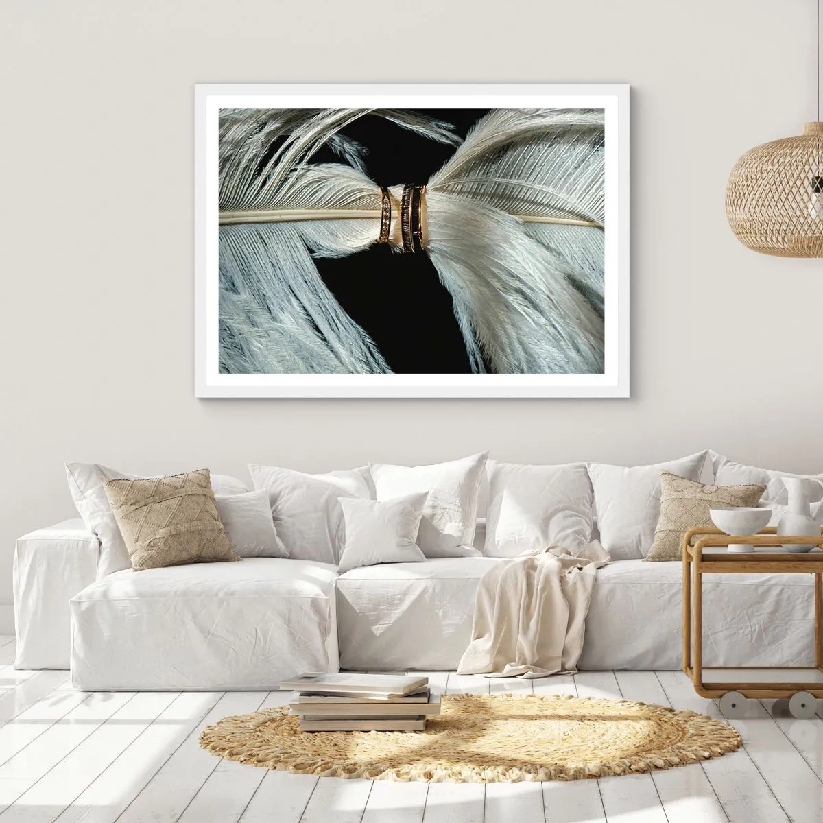 Poster in einem weißen Rahmen - ... und ich werde dich nicht verlassen ... - 100x70 cm