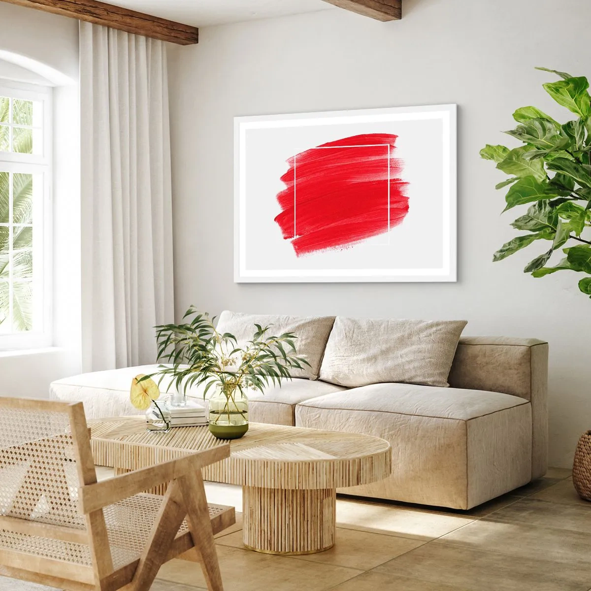 Poster in einem weißen Rahmen - Aus dem Rahmen - 40x30 cm