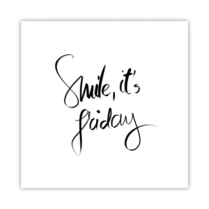 Poster - Echte Freude - 40x40 cm