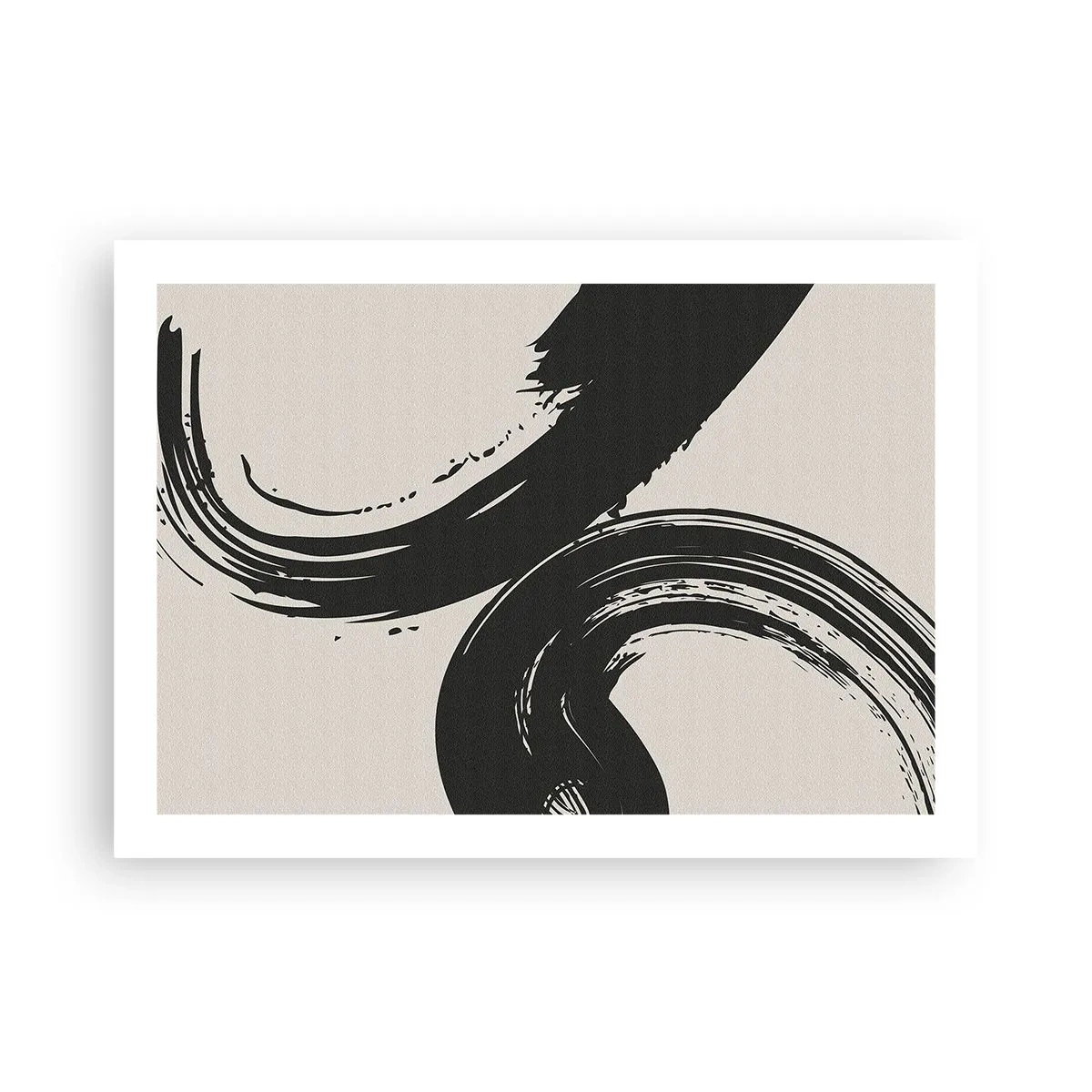 Poster - Ausladend und kreisförmig - 70x50 cm