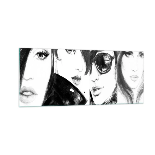 Glasbild - Bild auf glas - Schönheit multipliziert - 100x40 cm