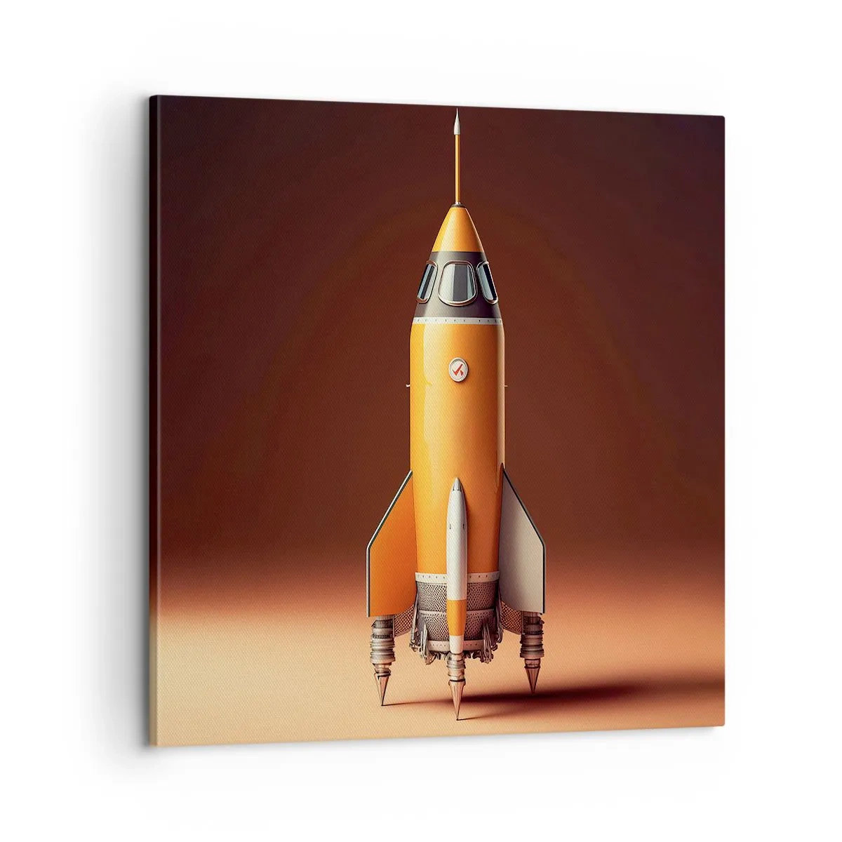 Bild auf Leinwand - Leinwandbild - Es beginnt mit einem Traum - 60x60 cm