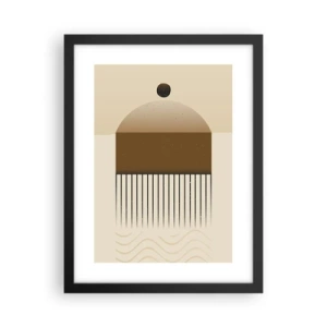 Poster in einem schwarzem Rahmen - Verschiedene Staaten - 30x40 cm