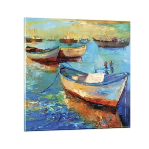 Glasbild - Bild auf glas - In der südlichen Bucht - 30x30 cm
