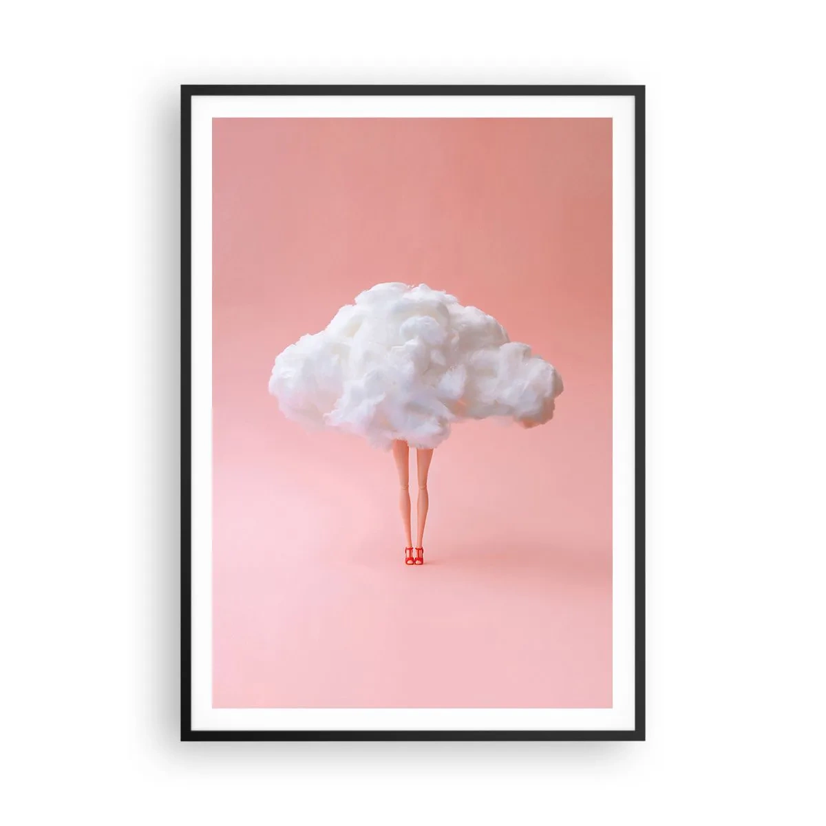 Poster in einem schwarzem Rahmen - Süßes Versprechen - 70x100 cm