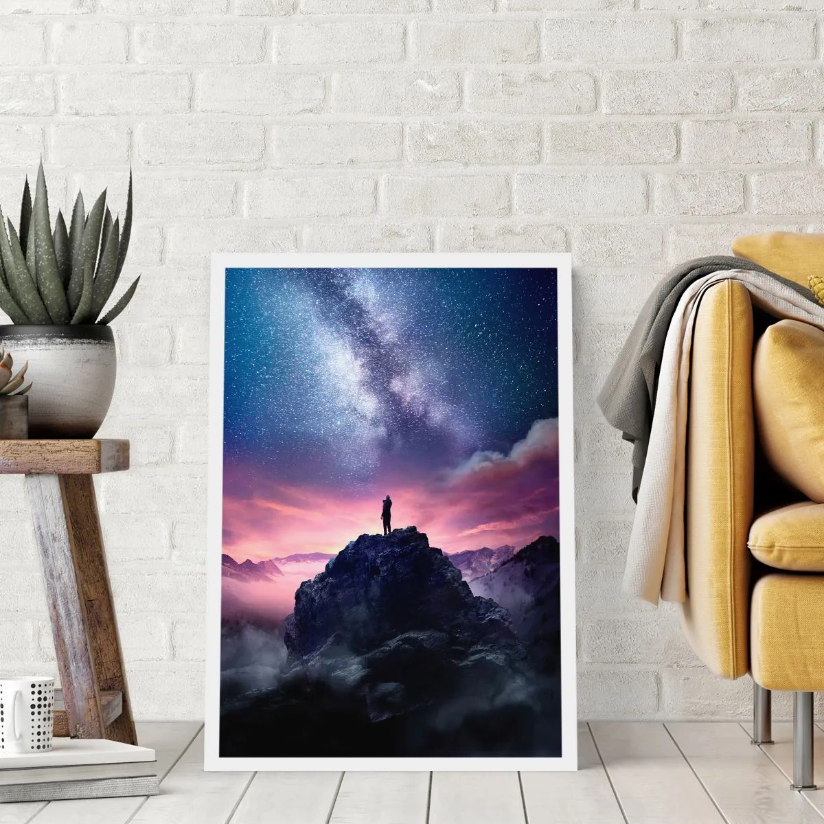 Poster - Und er fühlte das Leben - 70x100 cm