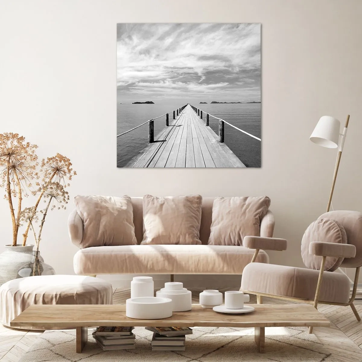 Bild auf Leinwand - Leinwandbild - Oder vielleicht eine Reise ... - 70x70 cm