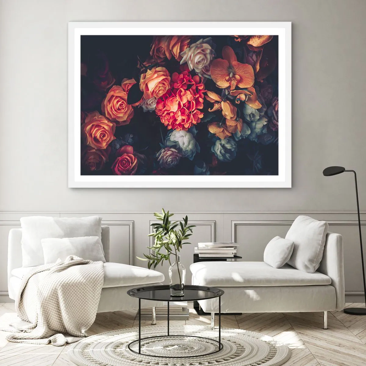 Poster in einem weißen Rahmen - Wie bei den holländischen Meistern - 40x30 cm