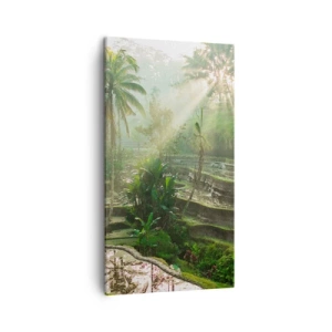 Bild auf Leinwand - Leinwandbild - In der Sonne aufwachsen - 45x80 cm