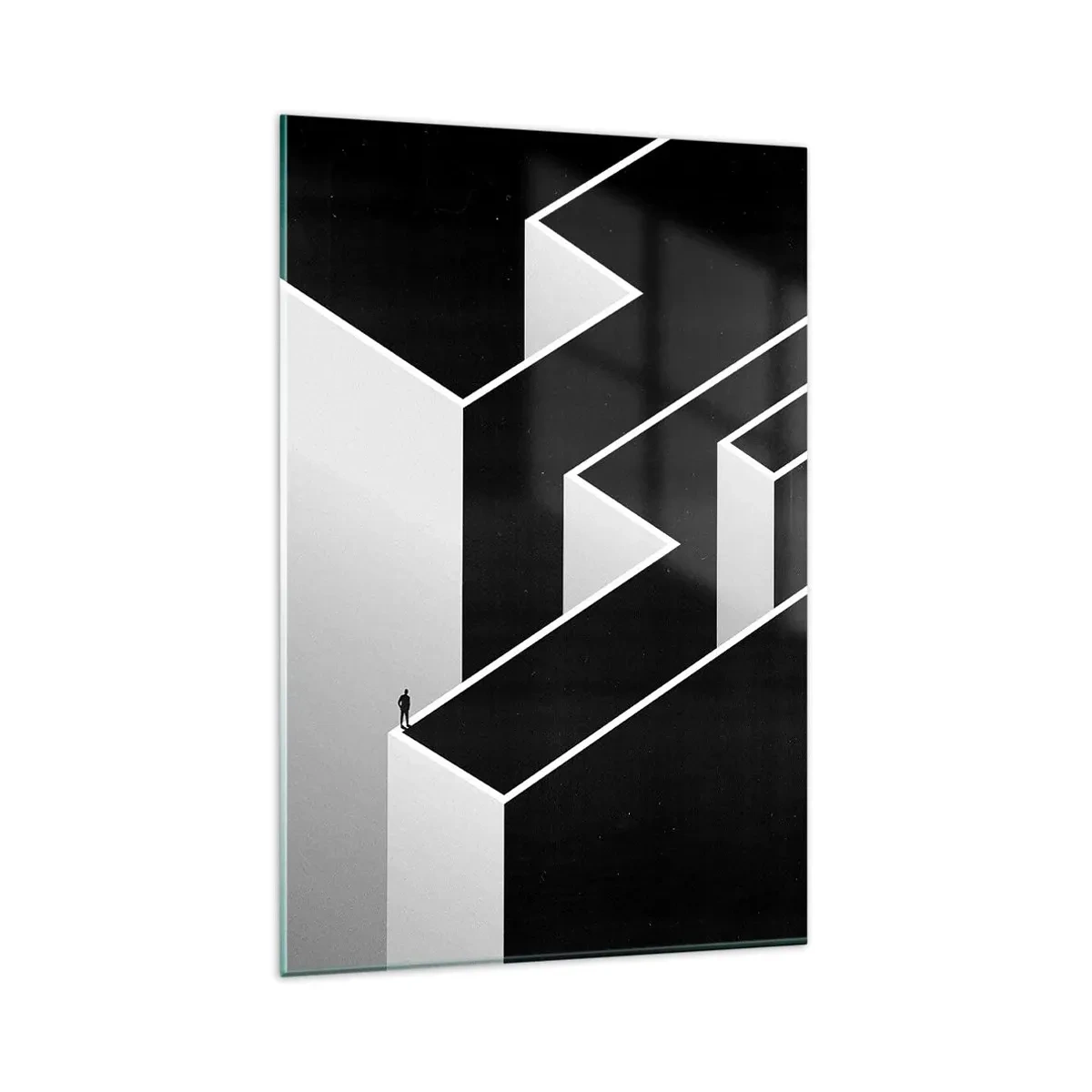 Glasbild - Bild auf glas - Einsamkeit an der Spitze - 80x120 cm