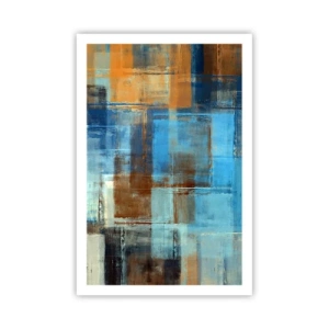 Poster - Durch den blauen Schleier - 61x91 cm