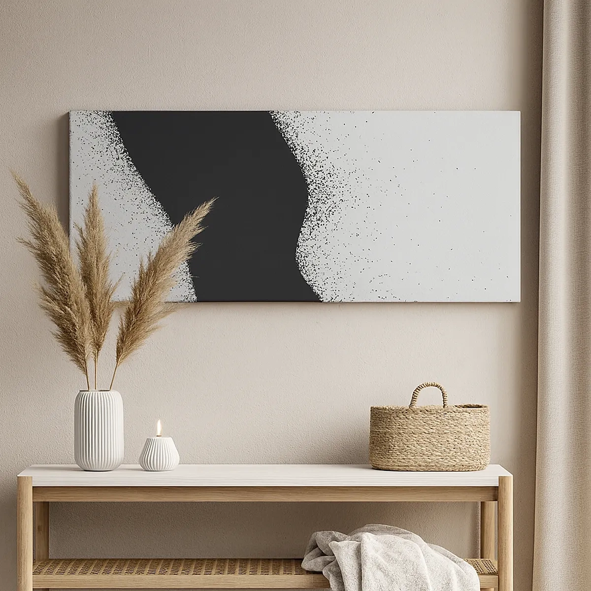 Bild auf Leinwand - Leinwandbild - Flüssiges Gleichgewicht - 30x30 cm