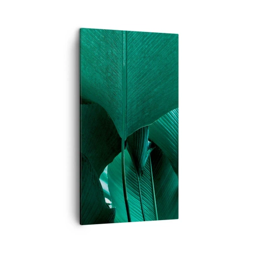Bild auf Leinwand - Leinwandbild - Dem Licht zugewandt - 45x80 cm