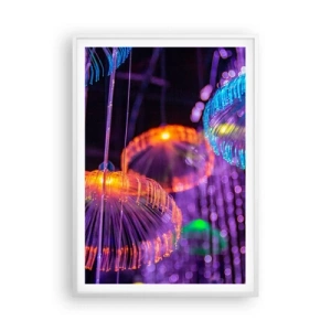 Poster in einem weißen Rahmen - Lichtbrunnen - 70x100 cm