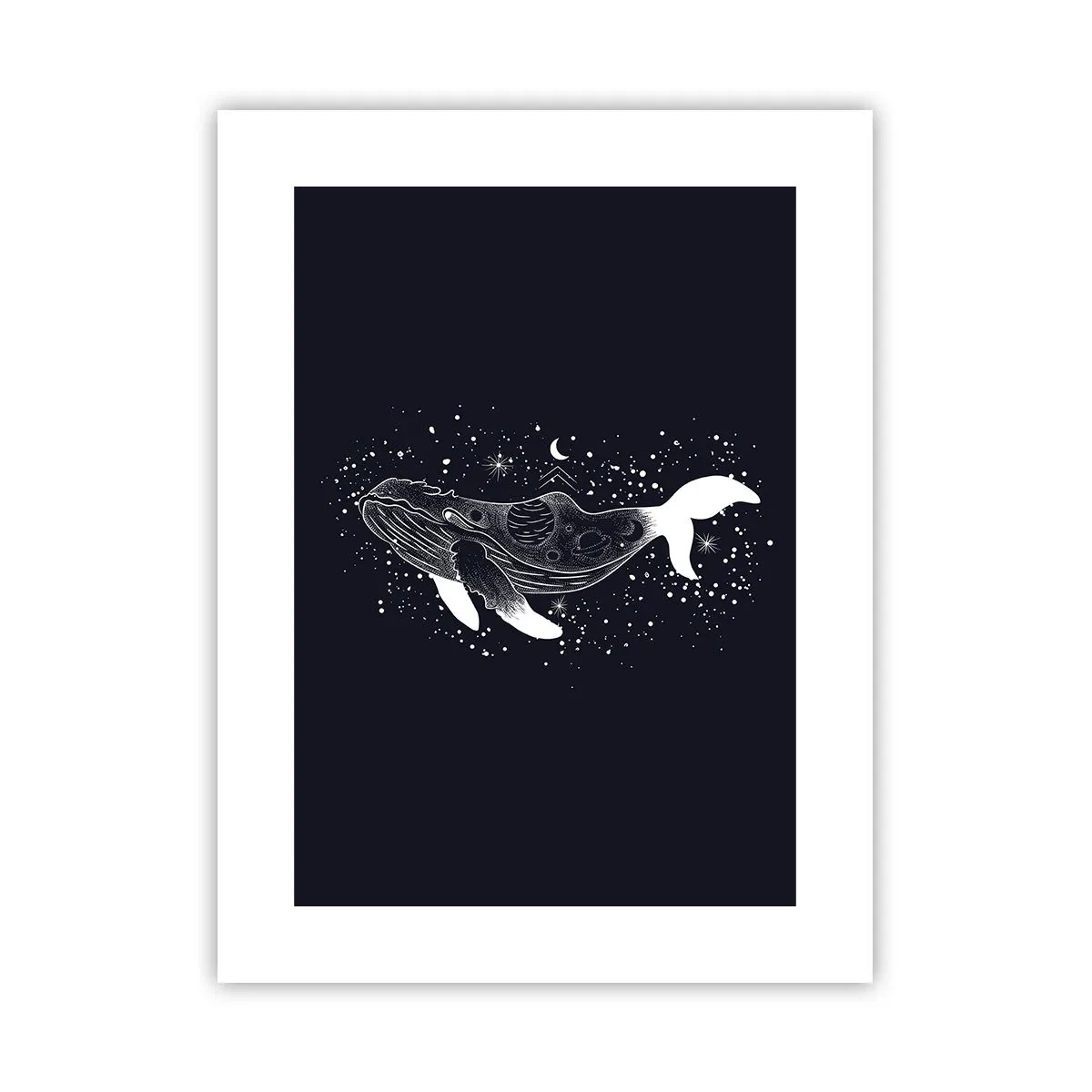 Poster - Im Ozean des Universums - 30x40 cm