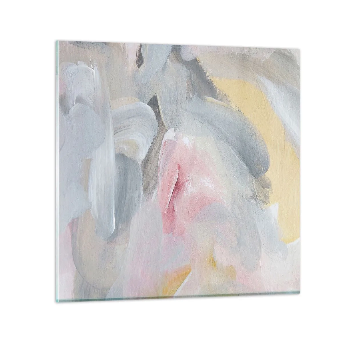 Glasbild - Bild auf glas - In einer Pastellwelt - 70x70 cm